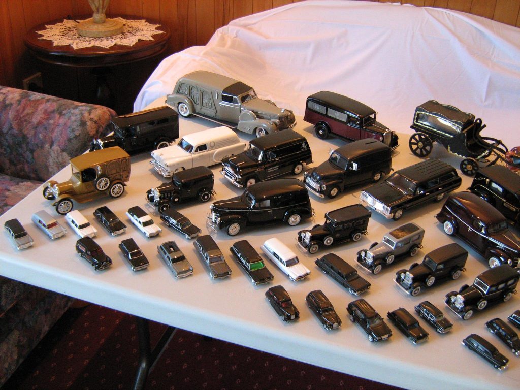 Close up of the collection